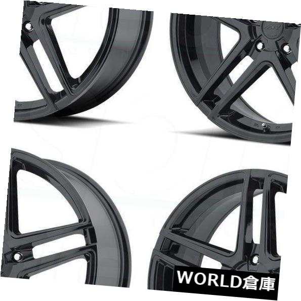 ホイール 4本セット 16x7 American Racing AR907 5x112 40グロスブラックホイールリムセット（4）  16xの通販は