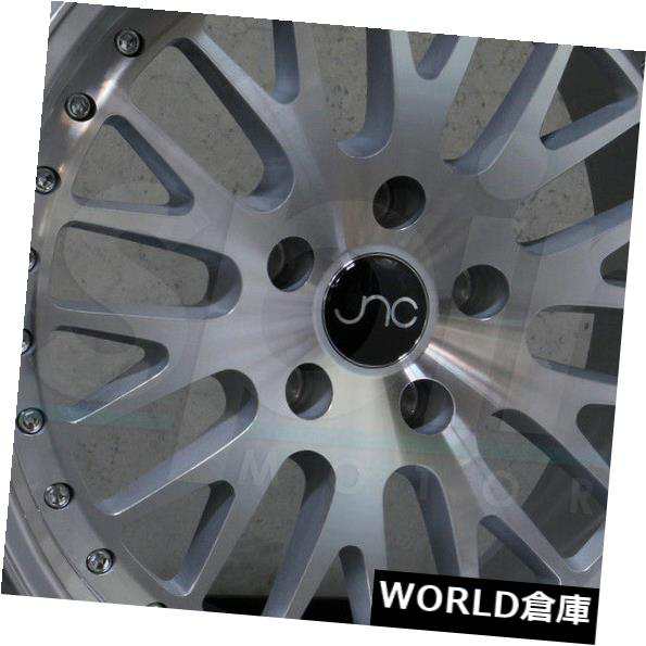 ホイール 4本セット 15x9 JNC 001 JNC001 4x100 / 4x114.3 10シルバーマシンフェイスホイールNew seの通販は