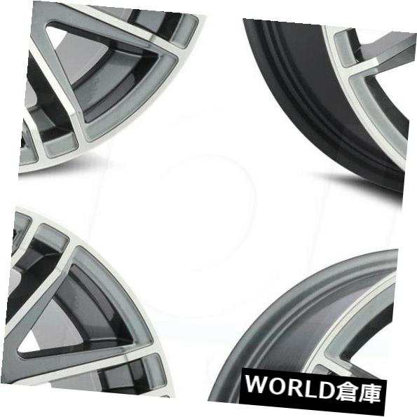 Set-4) Vision ATV 112 Assault 14x8 4x156 -10mm Gunmetal