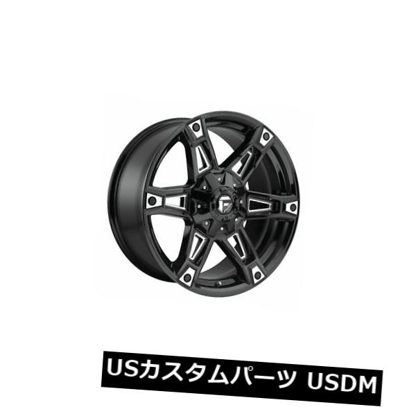 ホイール 4本セット 4個の20x9燃料D622ダカールET 01ブラックミルド5x114.3ホイールリムのセット  Set of 4 20の通販は 236,280円