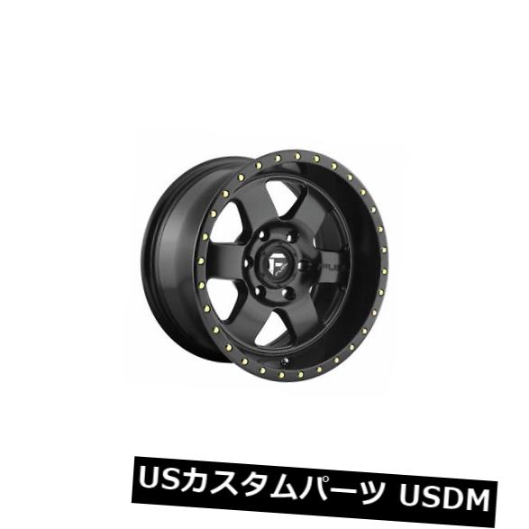 ホイール 4本セット 4個の18x9燃料D618 Podium ET 20ブラック8x165.1ホイールリムのセット  Set of 4 1の通販は