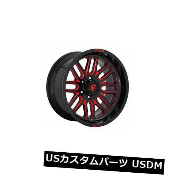 ホイール 4本セット 4個の20x9燃料D663 Ignite ET 01ブラックレッド6x135ホイールリムのセット  Set of 4 の通販は