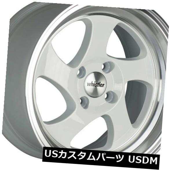 ホイール 4本セット 16x8 Whistler KR1 4x100 +20 White / Machined Lip Wheels（4個セの通販は 286,440円