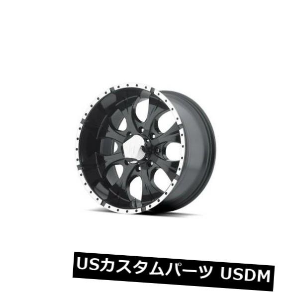 ホイール 4本セット 16x8 HELO MAXX 8x165.1 ET0ブラックマシニングホイール（4個セット）  16x8 HELO Mの通販は 311,520円