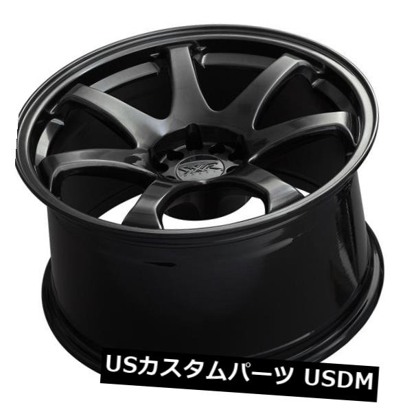 18インチ ブラック xxrメッシュホイール 4本セット　引き取り可能な方 ホイール 4本セット 16x8 XXR 527 4x100 / 114.3 +20クロム