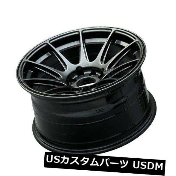 ホイール 4本セット 16x8 XXR 527 4x100 / 114.3 +20クロムブラック