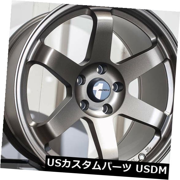 ホイール 4本セット Avid.1ホイールAV06 18X8.5 5x114.3 +35 73.1ブロンズ（4個セット） Avid.1 の通販は
