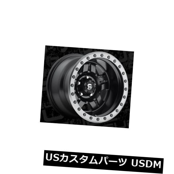 ホイール 4本セット 燃料Anza D557 15x10 5x5.5 ET-43マットブラックリム（4個セット）  Fuel Anza D5の通販はホイール