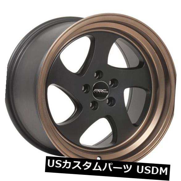 ホイール 4本セット 17x9.5 ARC AR5 5x100 +20マットブラックウィズウィズ/ブロンズリップホイール（4個セット）  1の通販は