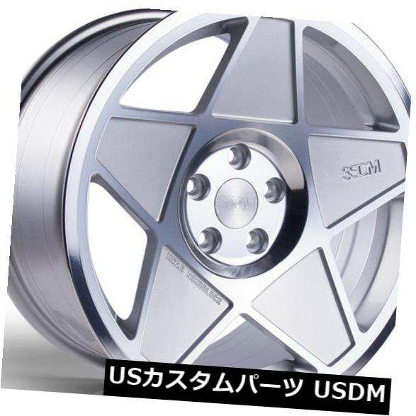 ホイール 4本セット 18X9.5 3SDM 0.05 5X100 +35シルバーカットホイール（4個セット） 18X9.5 3SDM 0｜au  PAY マーケット