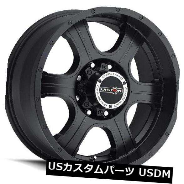 ホイール 4本セット 20X9 Vision 396 Assassin 8x170 ET0 Matte Black Wheels（4個セットの通販は