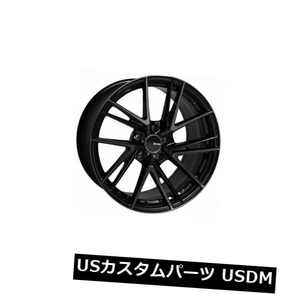 ホイール 4本セット 18x9.5 Enkei Rims TD5 5x100 +45ブラックホイール（4個セット）  18x9.5 Enkeの通販は