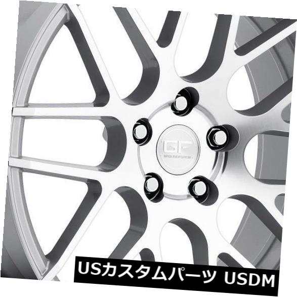 ホイール 4本セット Ground Force GF7 18x8 5x112カスタムシルバーホイール（4個セット）  Ground Forcの通販は