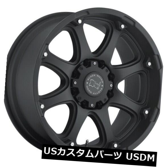 ホイール 4本セット 18x9ブラックライノグラミス8x170 ET-12マットブラックホイール（4個セット）  18x9 Black Rhの通販は