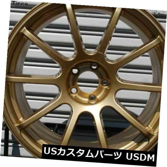 ホイール 4本セット 18x9 Rota G FORCE 5x114.3 +30ゴールドホイール（4個セット） 18x9 Rota G F｜au  PAY マーケット