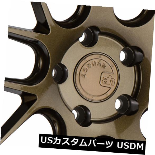 ホイール 4本セット 18x9.5 AodHan DS06 5x114.3 +30ブロンズホイール（4個セット）  18x9.5 AodHaの通販は