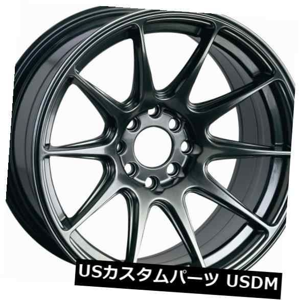 ホイール 4本セット XXR 527 17x7.5リム4x100 / 114.3 +40クロムブラックホイール（4個セット）  XXR 52の通販は 306,240円