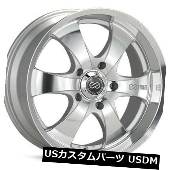 ホイール 4本セット 18x8.5 Enkei M6 6x139.7 +35シルバー加工ホイール（4個セット）  18x8.5 Enkei の通販は