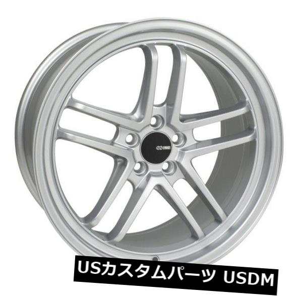 ホイール 4本セット 18x8.5 / 9.5 Enkei TSP5 5x114.3 +40/35シルバーホイール（4個セット）  18x8の通販は