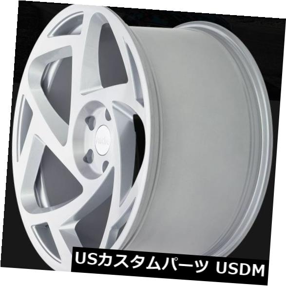 タイヤ・ホイール Radi8 r8s5 18inch PCD100 ホイール 4本セット 18X8.5 / 9.5 Radi8 S5 5x100 +35シルバー