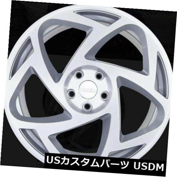 ホイール 4本セット 18X9.5 Radi8 R8S5 5x112 +42マットシルバー/マシンフェイスホイール（4個セット） 18X9｜au  PAY マーケット