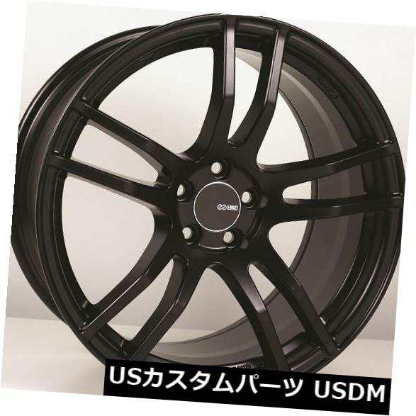 ホイール 4本セット 18x8.5 / 9.5 Enkei TX5 5x114.3 +25/30ブラックホイール（4個セット）  18x8.の通販は