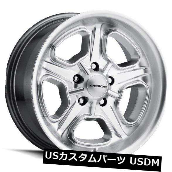 ホイール 4本セット 20X8.5 Vision 147 Daytona 5x114.3 ET32 Hyper Silver Wheels（の通販は 209,880円
