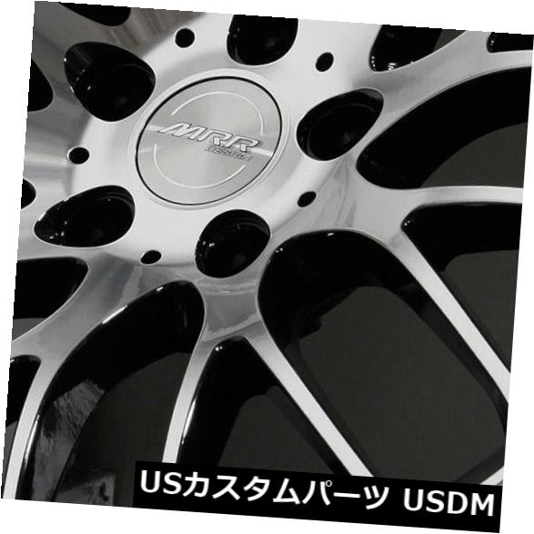 ホイール 4本セット 20x9 / 20x10.5ブラックマシニングホイールMRR HR6 5x112 40/40（4個セット）  20x9の通販は 245,520円
