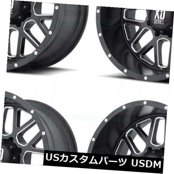 ホイール 4本セット 20x9ブラックミルドホイールXD XD820グレネード8x170 18（4個セット）  20x9 Black Mil
