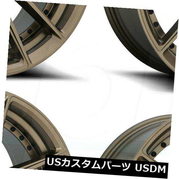 ホイール 4本セット 18x8ブロンズホイールニッチDFS M222 5x120 40（4個セット）  18x8 Bronze Wheelsの通販は