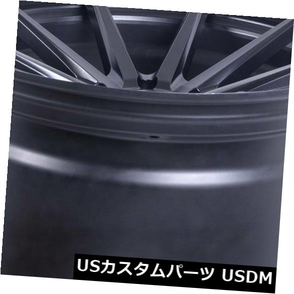 ホイール 4本セット 20x10 / 20x11ブラックホイールRohana RF1 5x112 33/35（4個セット）  20x10/2の通販は