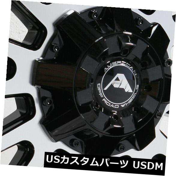 ホイール 4本セット 20x10ブラックマシニングホイールアメリカオフロードA105 6x5 / 6x127 -24（4個セット）  20xの通販は