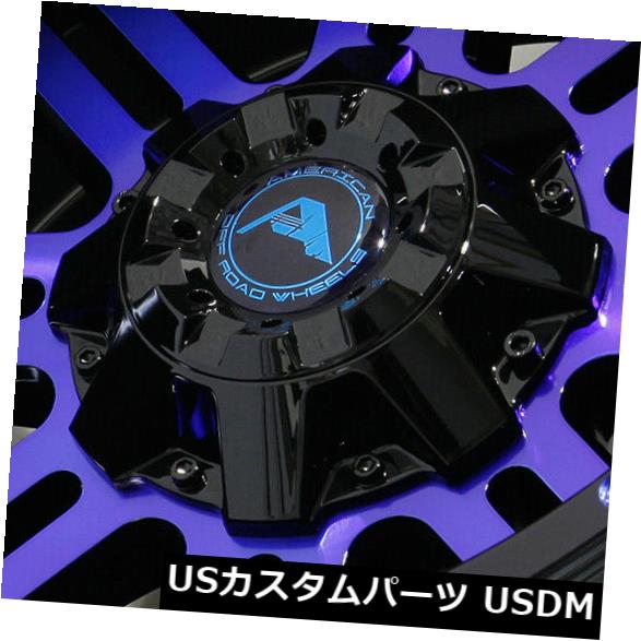 ホイール 4本セット 20x12ブラックマシニングブルーホイールアメリカオフロードA106 6x120 -44（4個セット）  20x12 の通販は