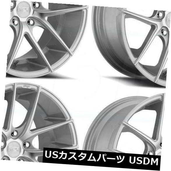 ホイール 4本セット 20x8.5シルバー加工ホイールNiche Targa M131 5x108 40（4個セット）  20x8.5 Siの通販は 472,560円
