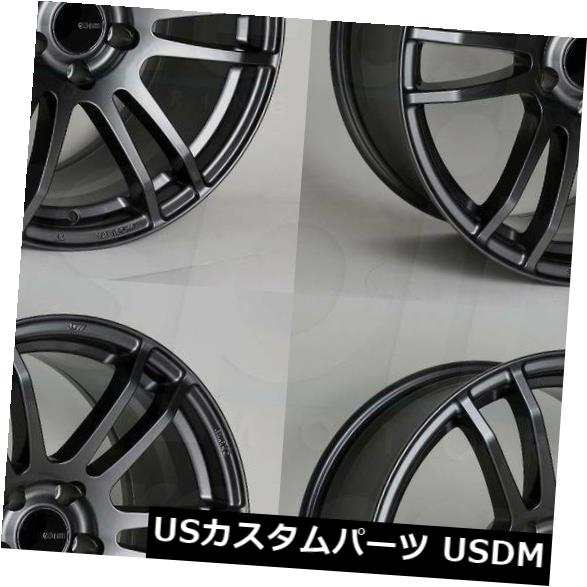 ホイール 4本セット 18x8 / 18x8.5ガンメタルペイントホイールエンケイTSP6 5x114.3 35/35（4個セット）  18の通販は