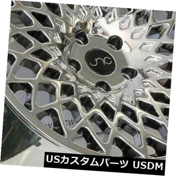 ホイール 4本セット 18x8.5プラチナホイールJNC 043 JNC043 5x114.3 35（4個セット）  18x8.5 Platの通販は