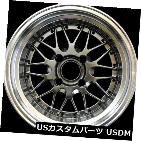 ホイール 4本セット 15x9 Royal Hyper Black Wheels Rota Kensei 4x114.3 -15（4個セットの通販は 163,680円