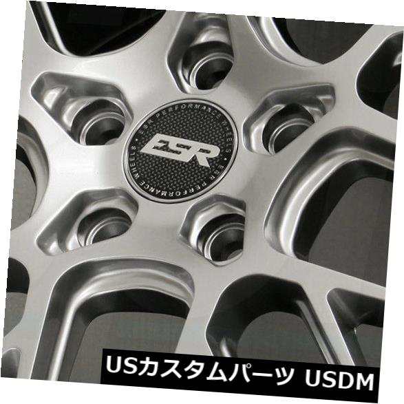 ホイール 4本セット 18x9.5ハイパーシルバーホイールESR CS11 5x114.3 35（4個セット）  18x9.5 Hyper の通販は