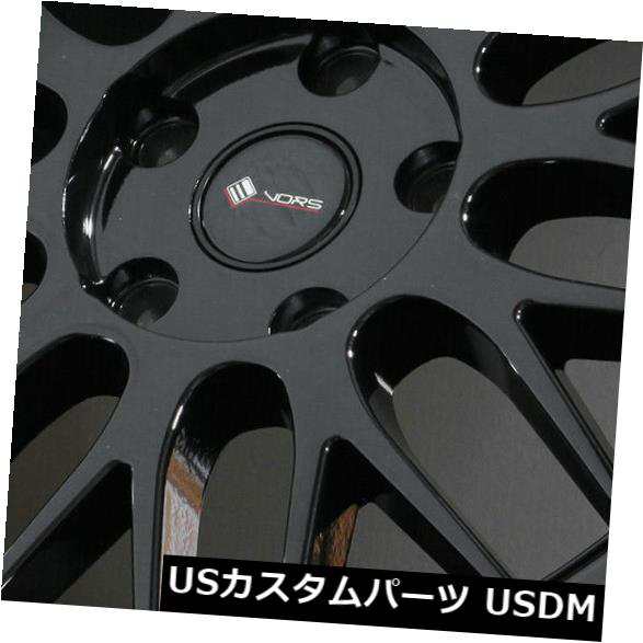 ホイール 4本セット 18x8 / 18x9グロスブラックホイールVors VR8 5x112 35/35（4個セット）  18x8/18xの通販は