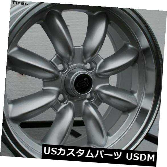 ホイール 4本セット 15x8 Royal Silver Wheels Rota Rb 4x100 35（4個セット）  15x8 Royaの通販は