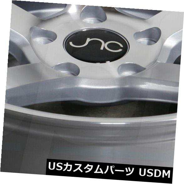 ホイール 4本セット 18x10シルバーマシンフェイスホイールJNC 026 JNC026 5x114.3 25（4個セット）  18x10の通販は