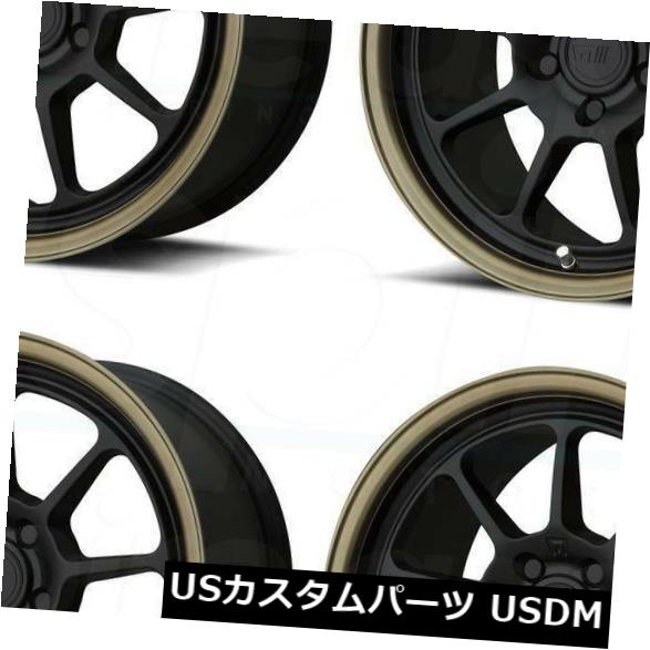 ホイール 4本セット 18x9.5ブラックブロンズホイールMotegi MR135 5x112 35（4個セット）  18x9.5 Blacの通販は