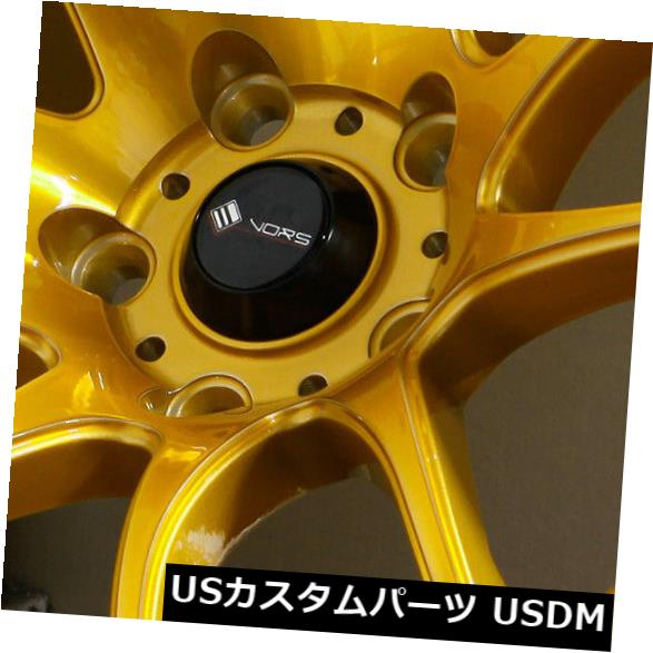ホイール 4本セット 18x8.5キャンディゴールドホイールVors TR4 5x114.3 35（4個セット） 18x8.5 Candyの通販は
