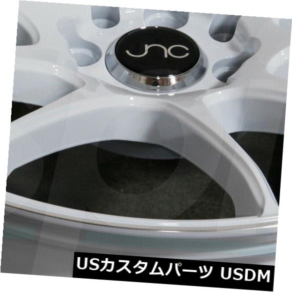 ホイール 4本セット 18x10ホワイトホイールJNC 030 JNC030 5x114.3 30（4個セット） 18x10 White の通販は