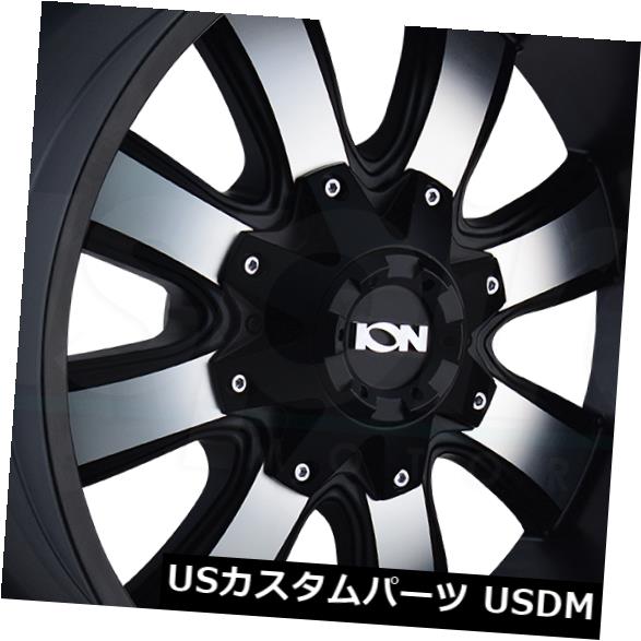 ホイール 4本セット 18x9サテンブラックマシニングホイールイオン189 5x5.5 / 5x150 -12（4個セット）  18x9 Sの通販は 165,660円