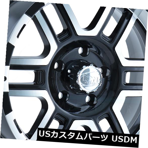 ホイール 4本セット 17x8ブラックマシニングホイールイオン179 5x5 / 5x127 10（4個セット）  17x8 Black Mの通販は 152,460円