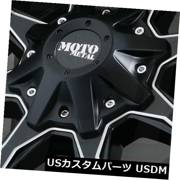 ホイール 4本セット 16x7ブラックミルドホイールMoto Metal MO970 5x130 42（4個セット） 16x7 Blackの通販は