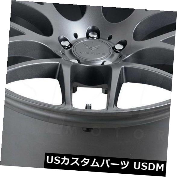 ホイール 4本セット 18x9.5マットグラファイトホイールVerde V44 Empire 5x114.3 38（4個セット）  18x9の通販は