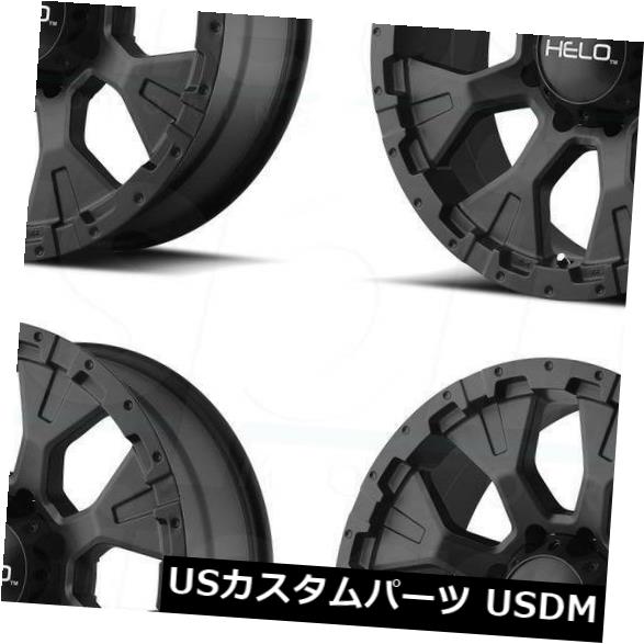 ホイール 4本セット 18x9サテンブラックホイールHelo HE878 5x5 / 5x127 -12（4個セット）  18x9 Satiの通販は
