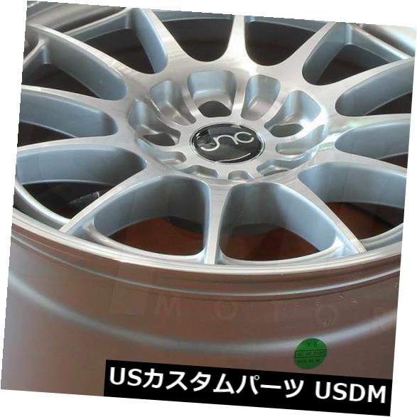 ホイール 4本セット 18x8.5シルバーマシンフェイスホイールJNC 033 JNC033 5x100 35（4個セット）  18x8.5の通販は 164,340円